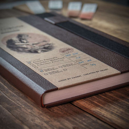 Sketchbook PRO series 100% cotton handmade. Skizzenbuch mit Arches.