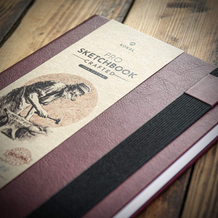 Skizzenbuch PRO Serie 100 % Baumwolle Handarbeit