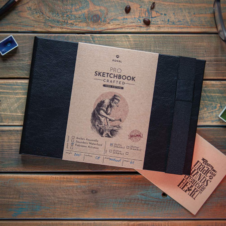 Koval PRO Sketchbook B5 - 100% cotton 300gsm Fabriano Artistico