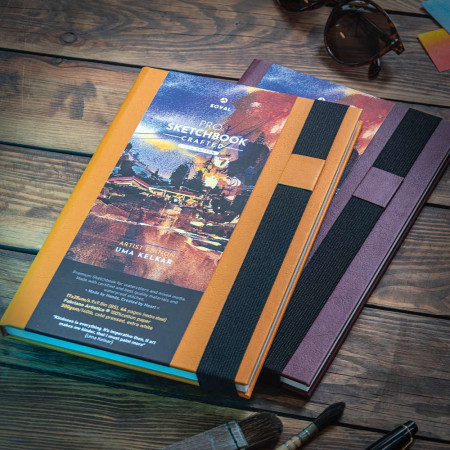 Uma Kelkar Signature ArtBook – Premium 300gsm Baumwoll-Skizzenbuch | K