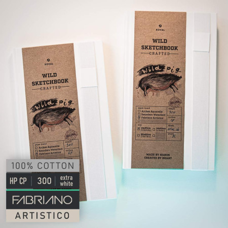 Wild 100% Cotton Sketchbook by Koval