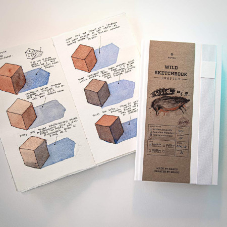 Wild  Sketchbook –  100% Cotton Fabriano Artistico 300gsm, CustomCover