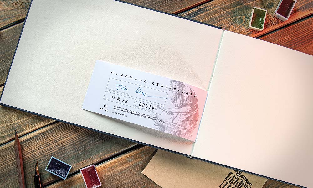 Certified Handmade Sketchbook Koval