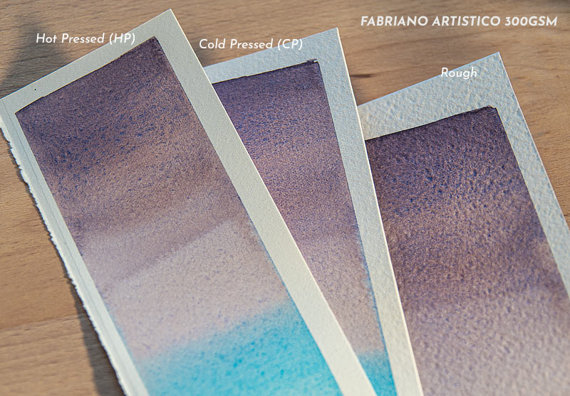 Fabriano Artistico Paper Samples