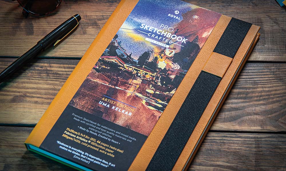 KovalSketchbooks Uma Kelkar Cotton sketchbook