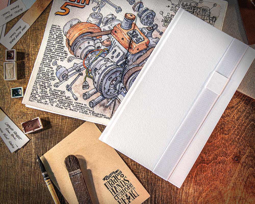 Fabriano Artistico 100 Cotton Sketchbook Koval